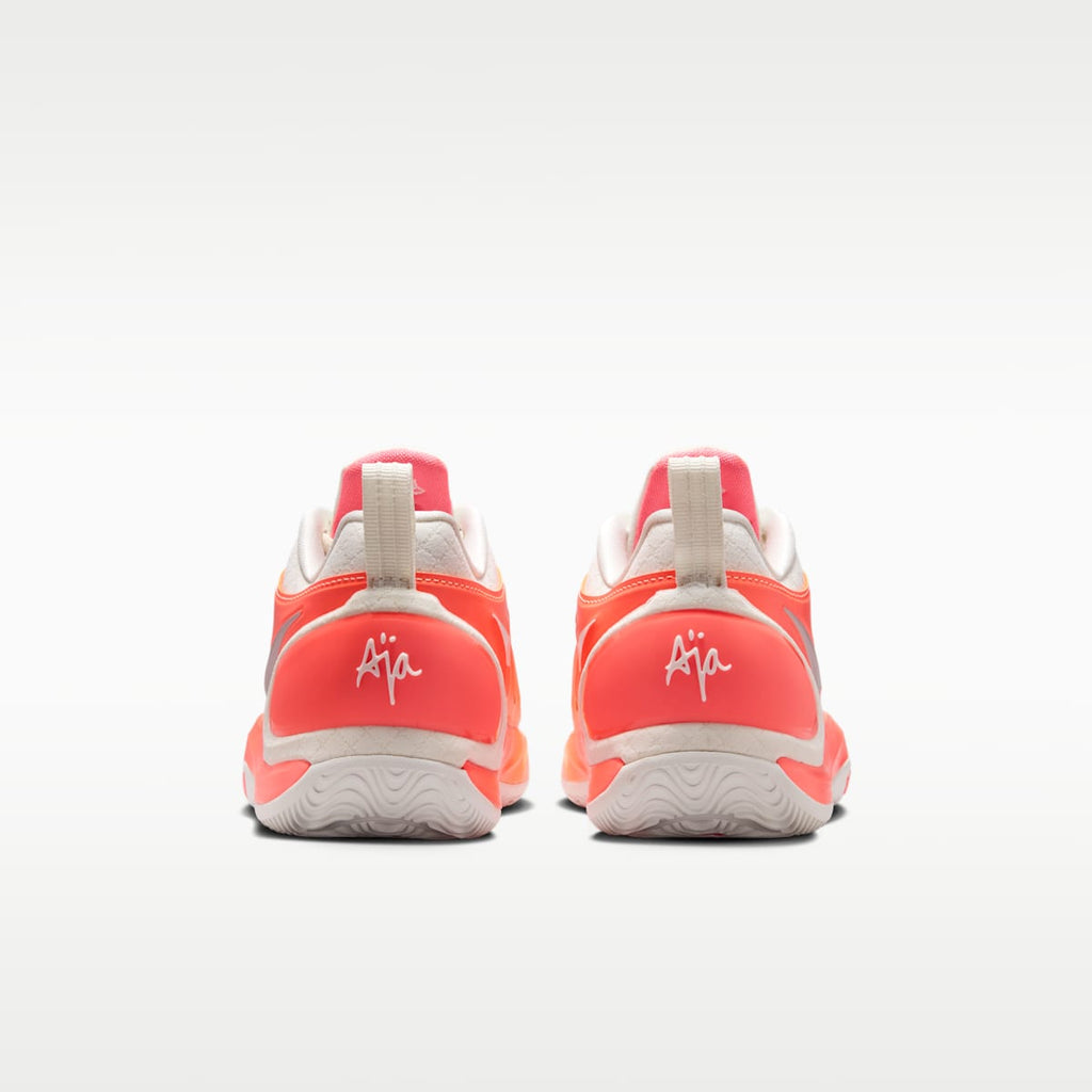 A'Two A'ja Wilson Big Kids' Basketball Shoes - Orange Pulse/Sail/Hot Lava/Metallic Silver