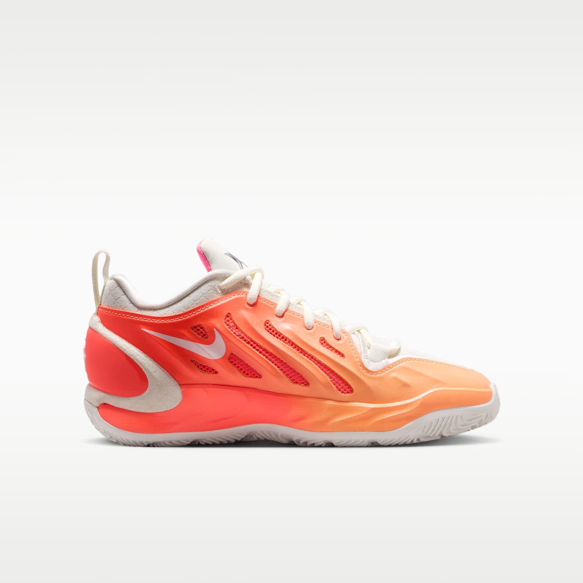 A'Two A'ja Wilson Big Kids' Basketball Shoes - Orange Pulse/Sail/Hot Lava/Metallic Silver