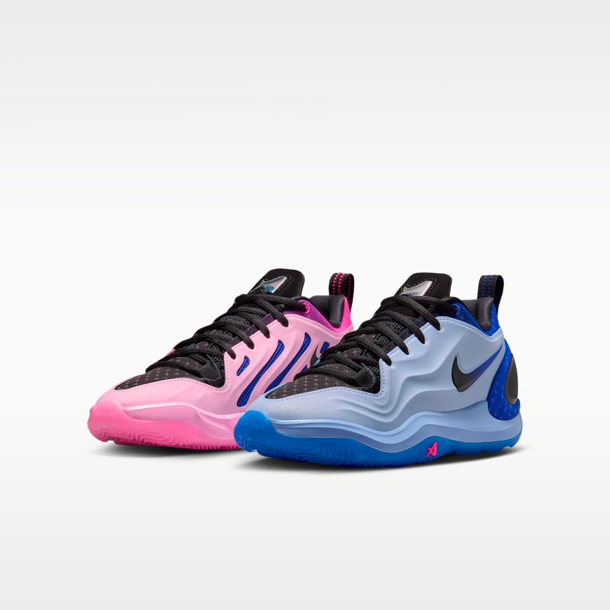 A'Two A'ja Wilson Big Kids' Basketball Shoes - Neo Pink/Pink Blast/Racer Blue/Black