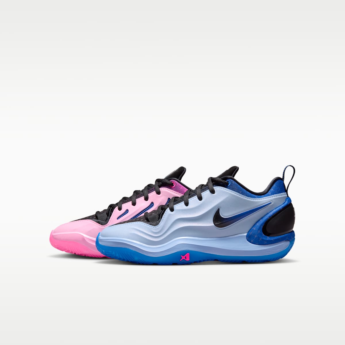 A'Two A'ja Wilson Big Kids' Basketball Shoes - Neo Pink/Pink Blast/Racer Blue/Black - Image 1