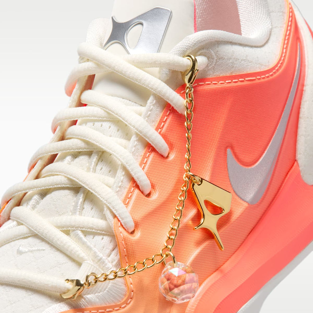 A'Two A'ja Wilson Big Kids' Basketball Shoes - Orange Pulse/Sail/Hot Lava/Metallic Silver