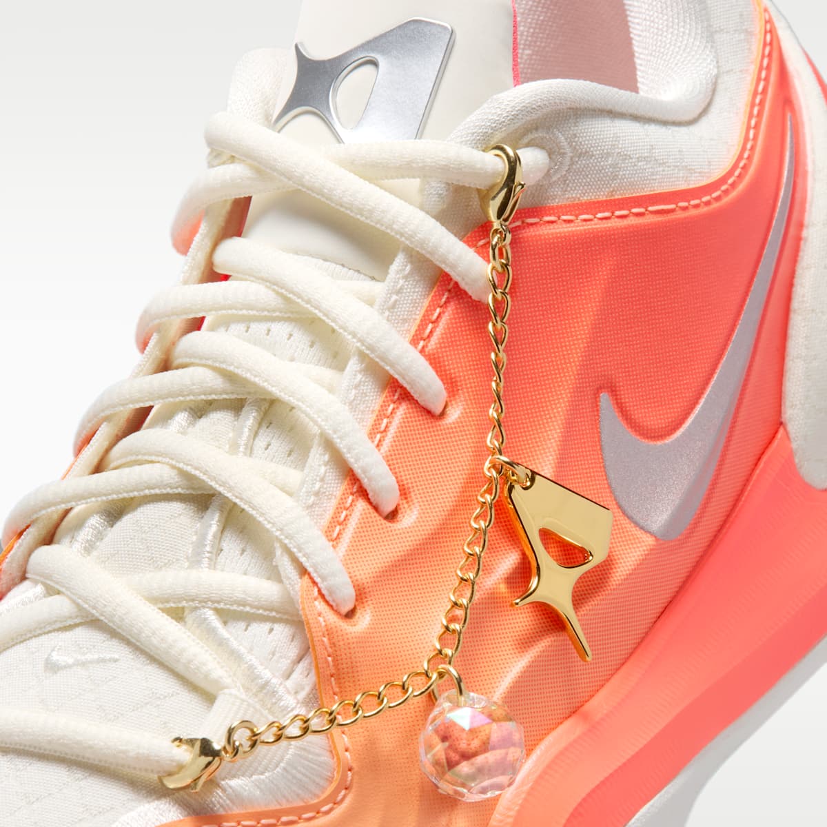A'Two A'ja Wilson Big Kids' Basketball Shoes - Orange Pulse/Sail/Hot Lava/Metallic Silver - Image 10