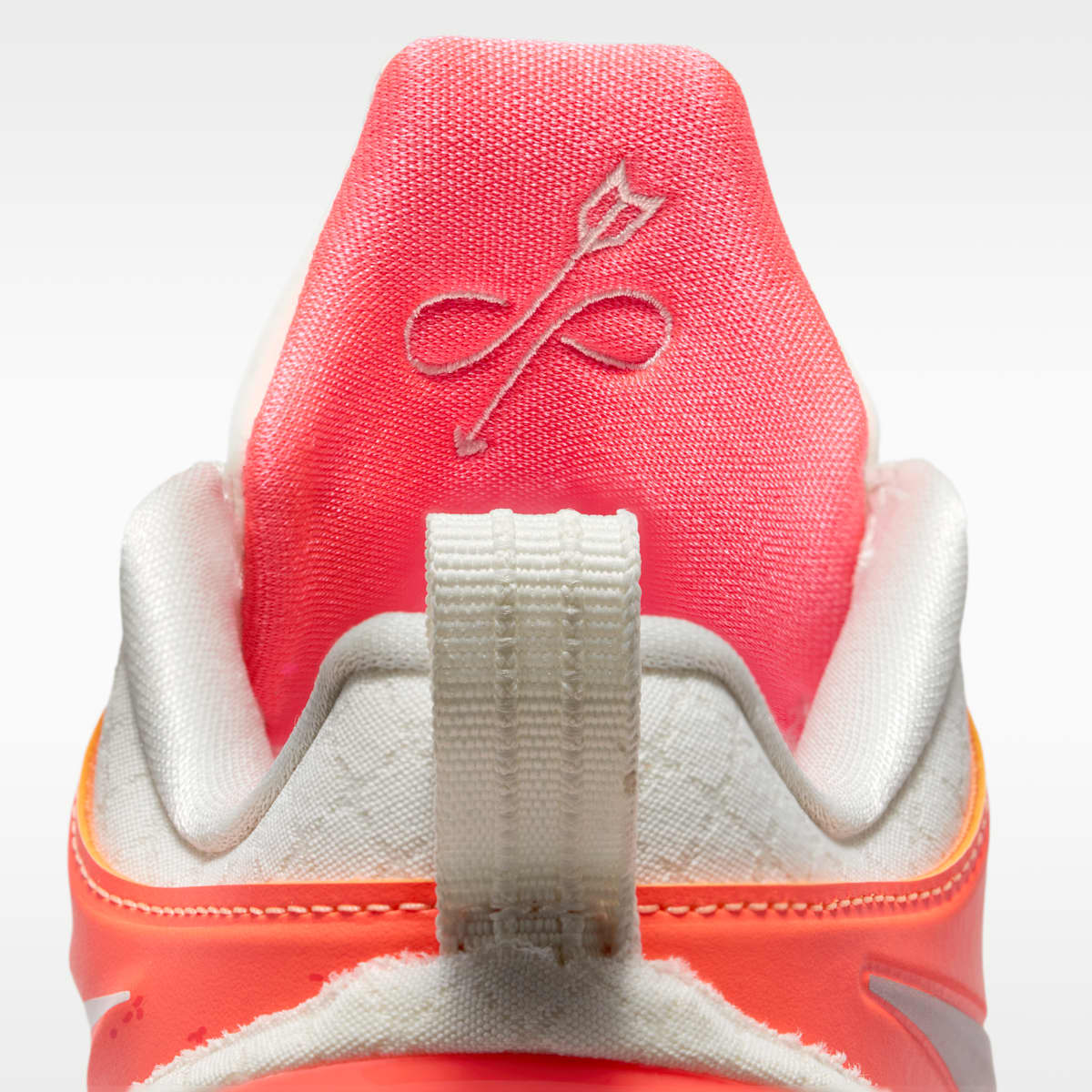 A'Two A'ja Wilson Big Kids' Basketball Shoes - Orange Pulse/Sail/Hot Lava/Metallic Silver - Image 9