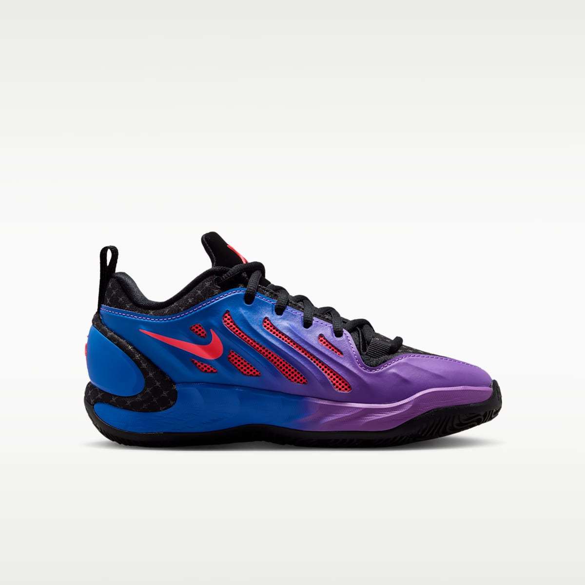 A'Two A'ja Wilson Big Kids' Basketball Shoes - Blue Crystal/Black/Bright Violet/Hot Lava