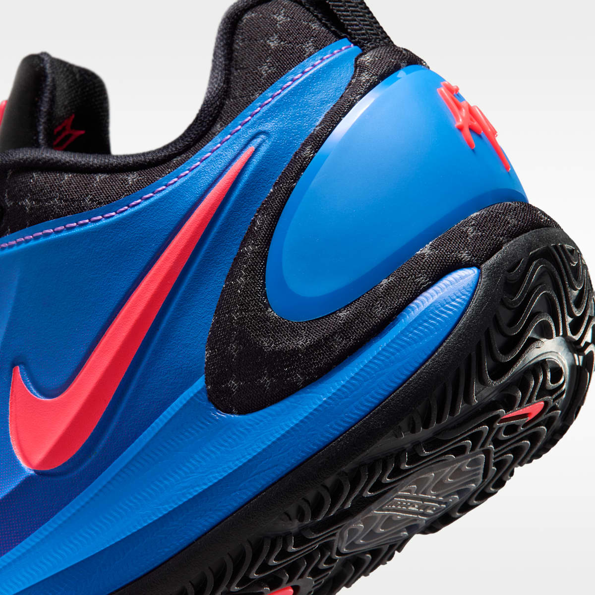 A'Two A'ja Wilson Big Kids' Basketball Shoes - Blue Crystal/Black/Bright Violet/Hot Lava