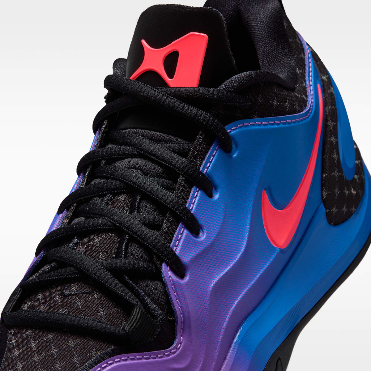 A'Two A'ja Wilson Big Kids' Basketball Shoes - Blue Crystal/Black/Bright Violet/Hot Lava