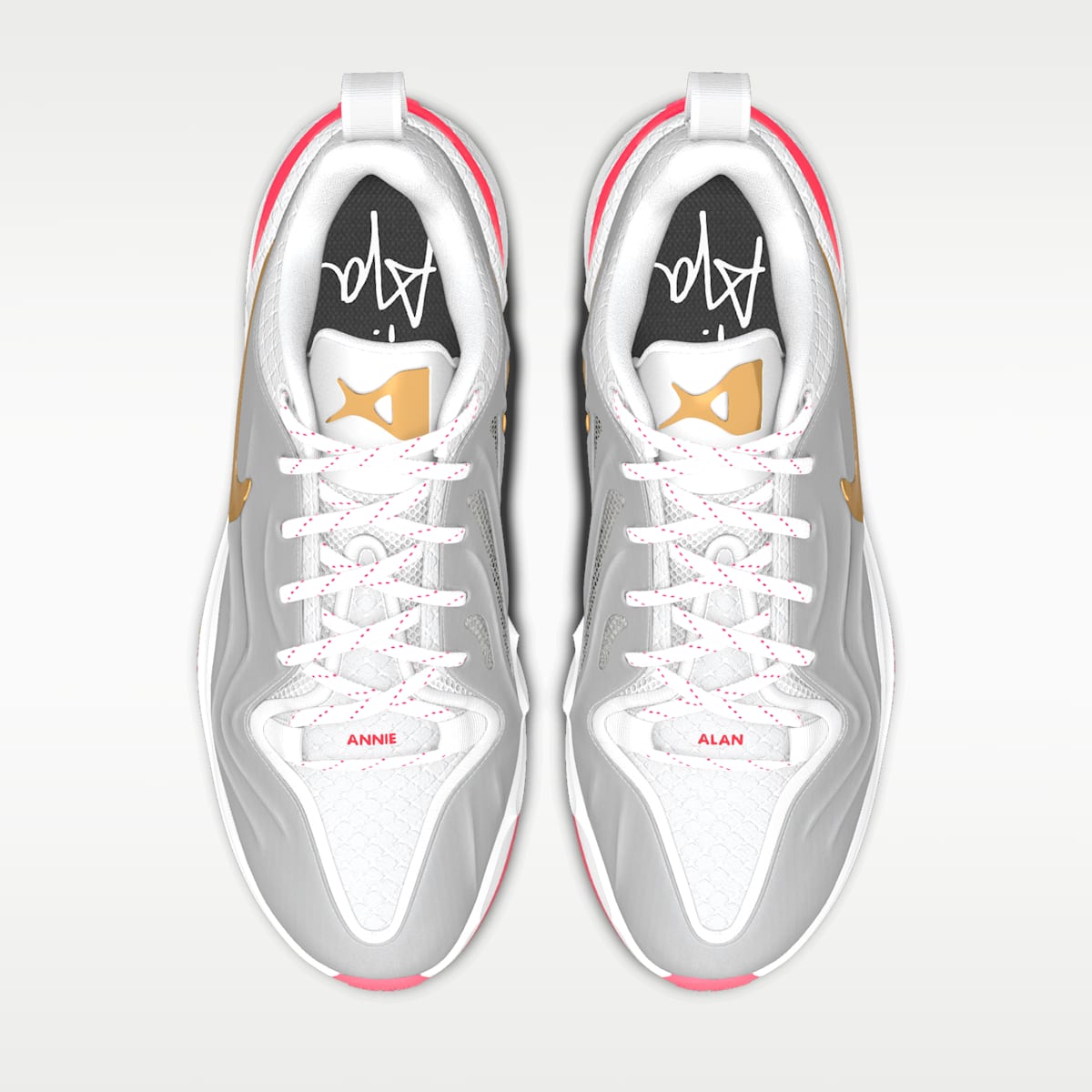 A'Two By Allisha Gray A'ja Wilson Custom Basketball Shoes - Multi-Color/Multi-Color - Image 4