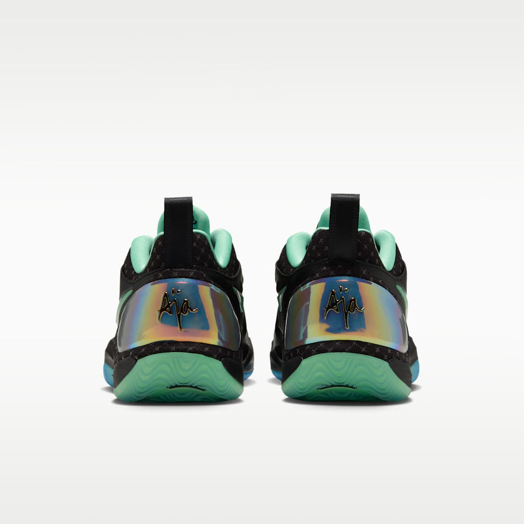 A'Two "Nike Nights" A'ja Wilson Basketball Shoes - Black/Blue Glow/Multi-Color/Green Glow - Image 6