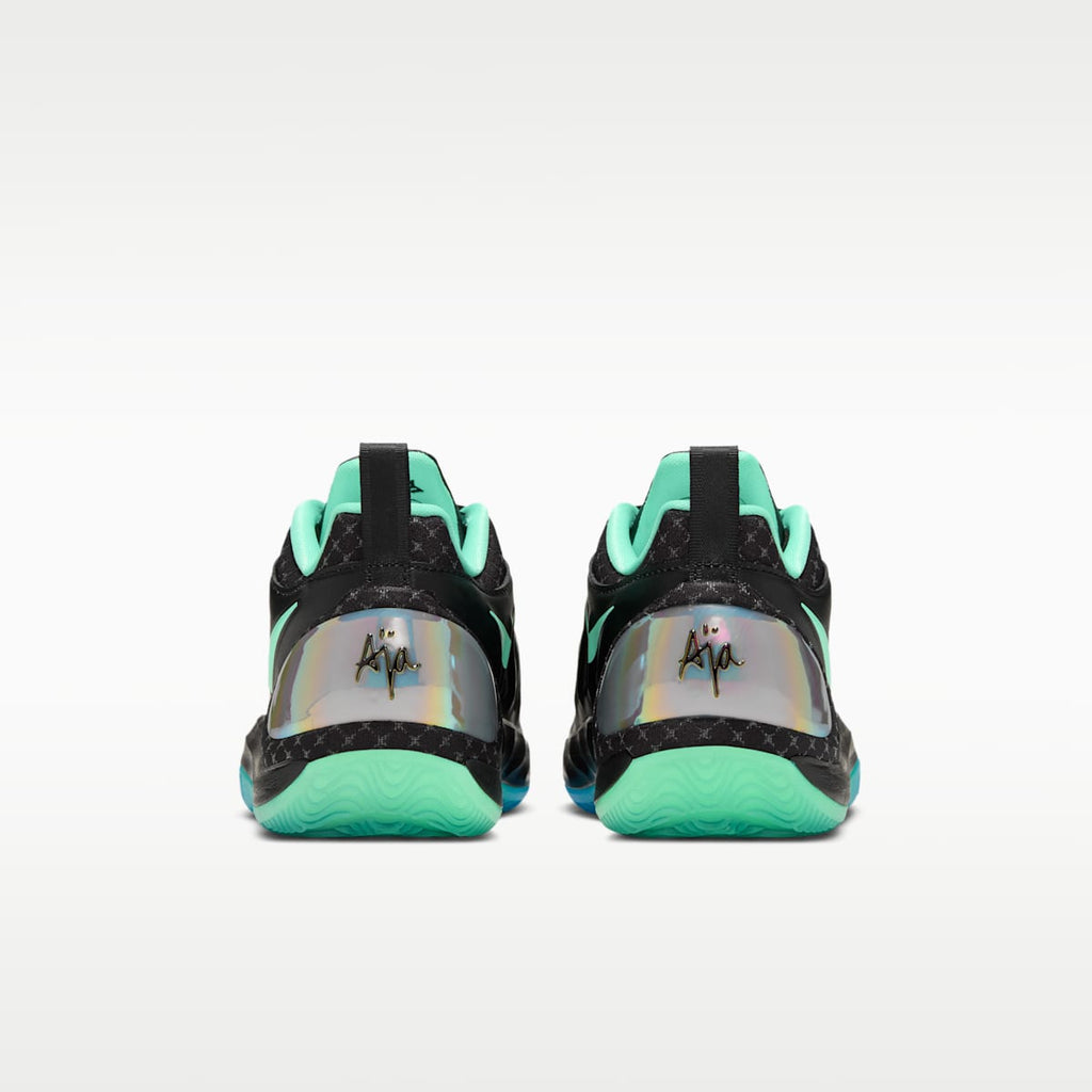 A'Two "Nike Nights" A'ja Wilson Big Kids' Basketball Shoes - Black/Blue Glow/Multi-Color/Green Glow