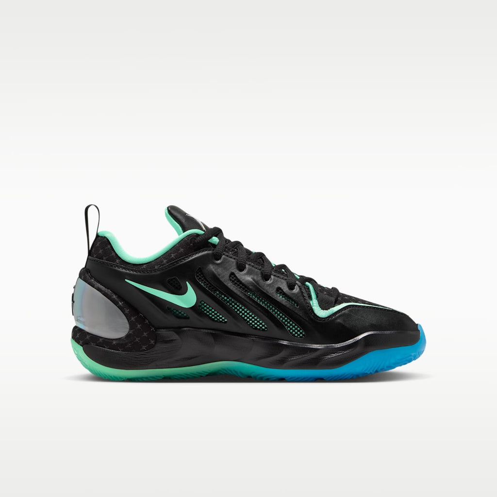 A'Two "Nike Nights" A'ja Wilson Big Kids' Basketball Shoes - Black/Blue Glow/Multi-Color/Green Glow
