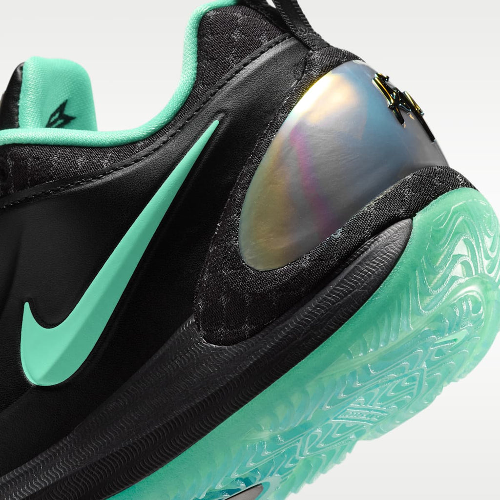 A'Two "Nike Nights" A'ja Wilson Big Kids' Basketball Shoes - Black/Blue Glow/Multi-Color/Green Glow