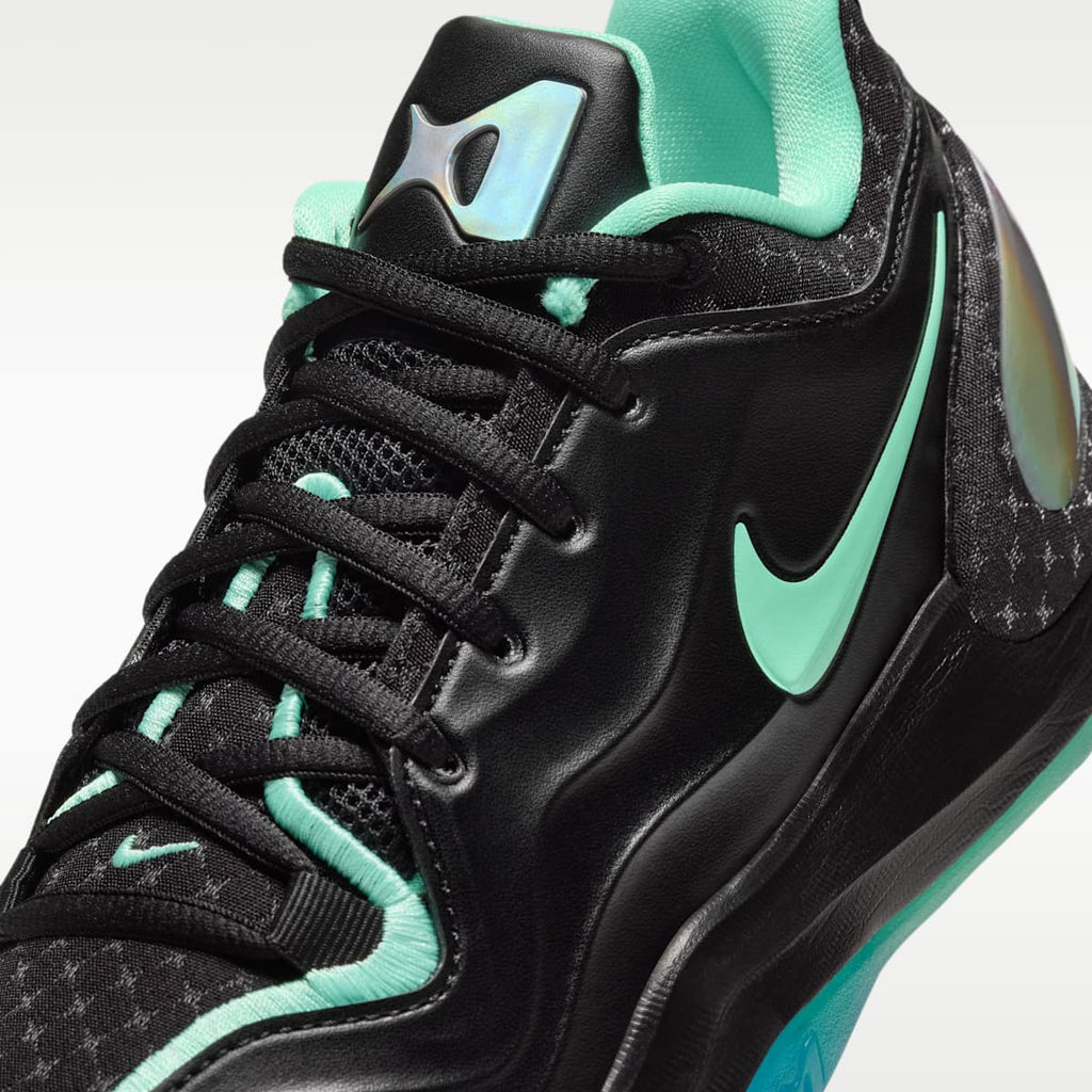 A'Two "Nike Nights" A'ja Wilson Big Kids' Basketball Shoes - Black/Blue Glow/Multi-Color/Green Glow - Image 7