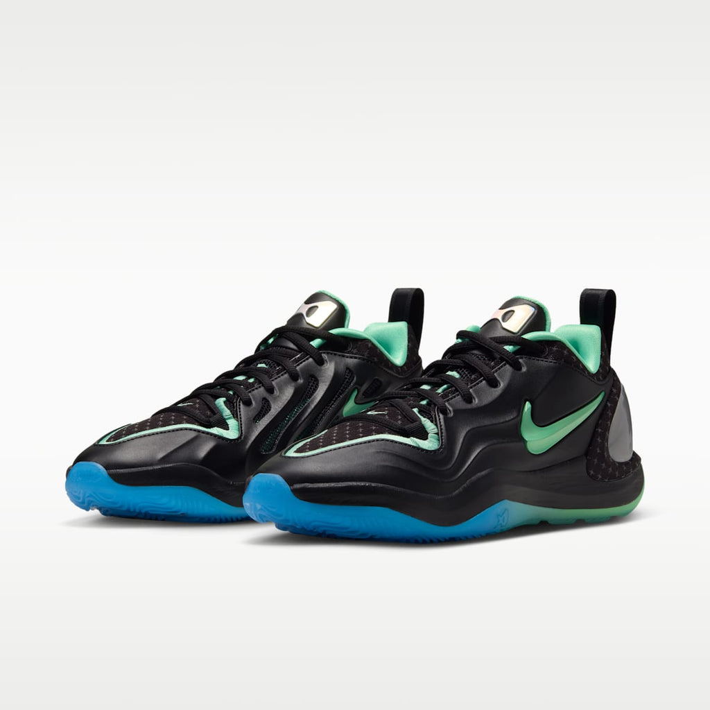 A'Two "Nike Nights" A'ja Wilson Basketball Shoes - Black/Blue Glow/Multi-Color/Green Glow - Image 5
