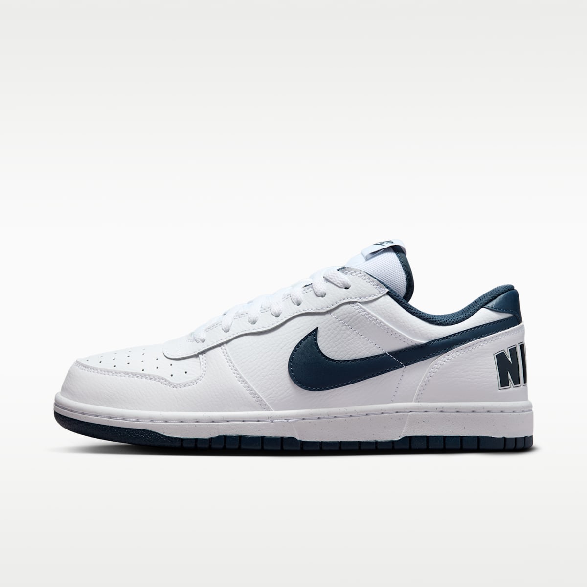 Nike Big Low Men's Shoes - White/Midnight Navy - Image 1