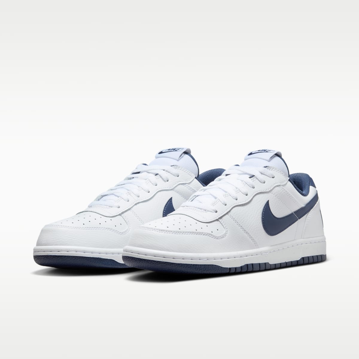 Nike Big Low Men's Shoes - White/Midnight Navy - Image 5