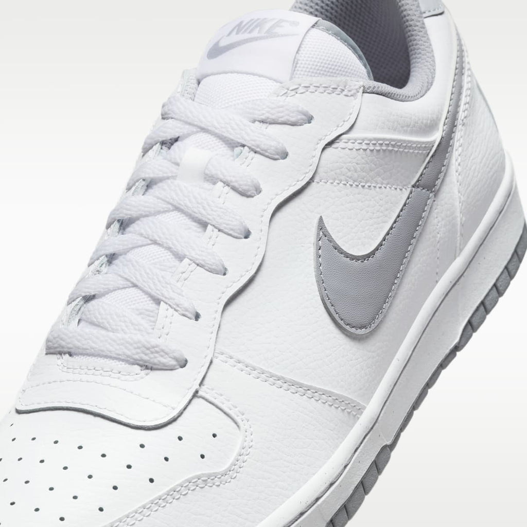 Nike Big Low Men's Shoes - White/Wolf Grey - Image 7