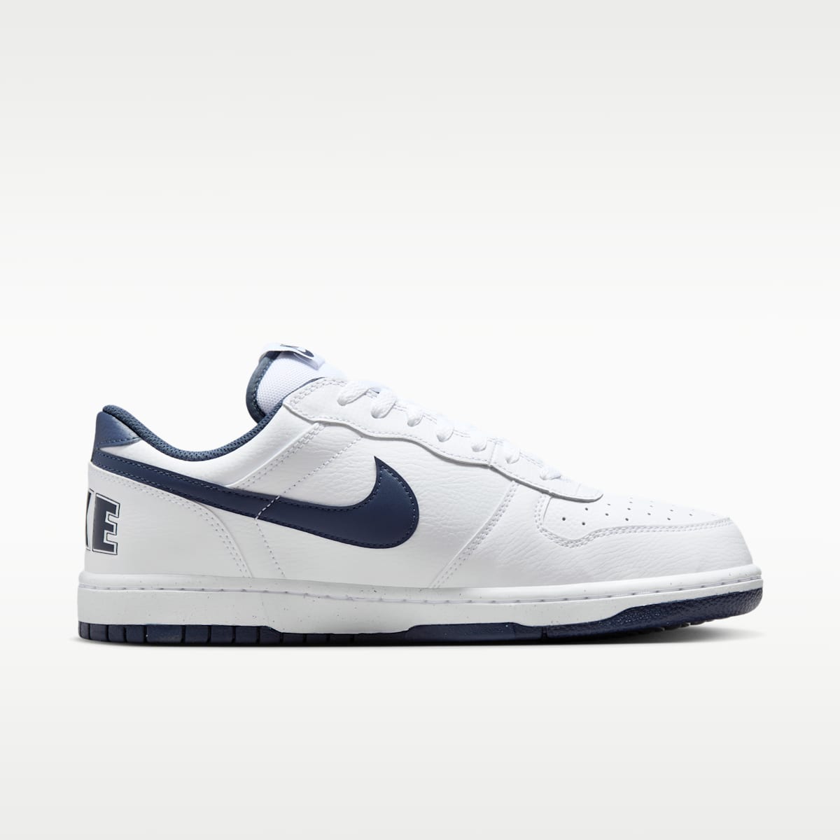 Nike Big Low Men's Shoes - White/Midnight Navy - Image 3