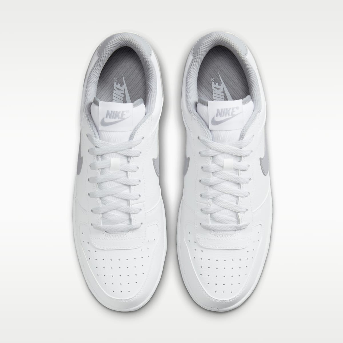 Nike Big Low Men's Shoes - White/Wolf Grey - Image 4