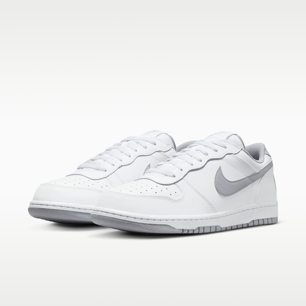 Nike Big Low Men's Shoes - White/Wolf Grey - Image 5