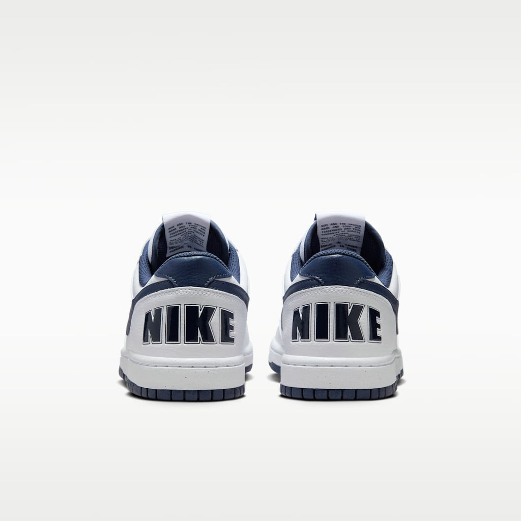 Nike Big Low Men's Shoes - White/Midnight Navy - Image 6