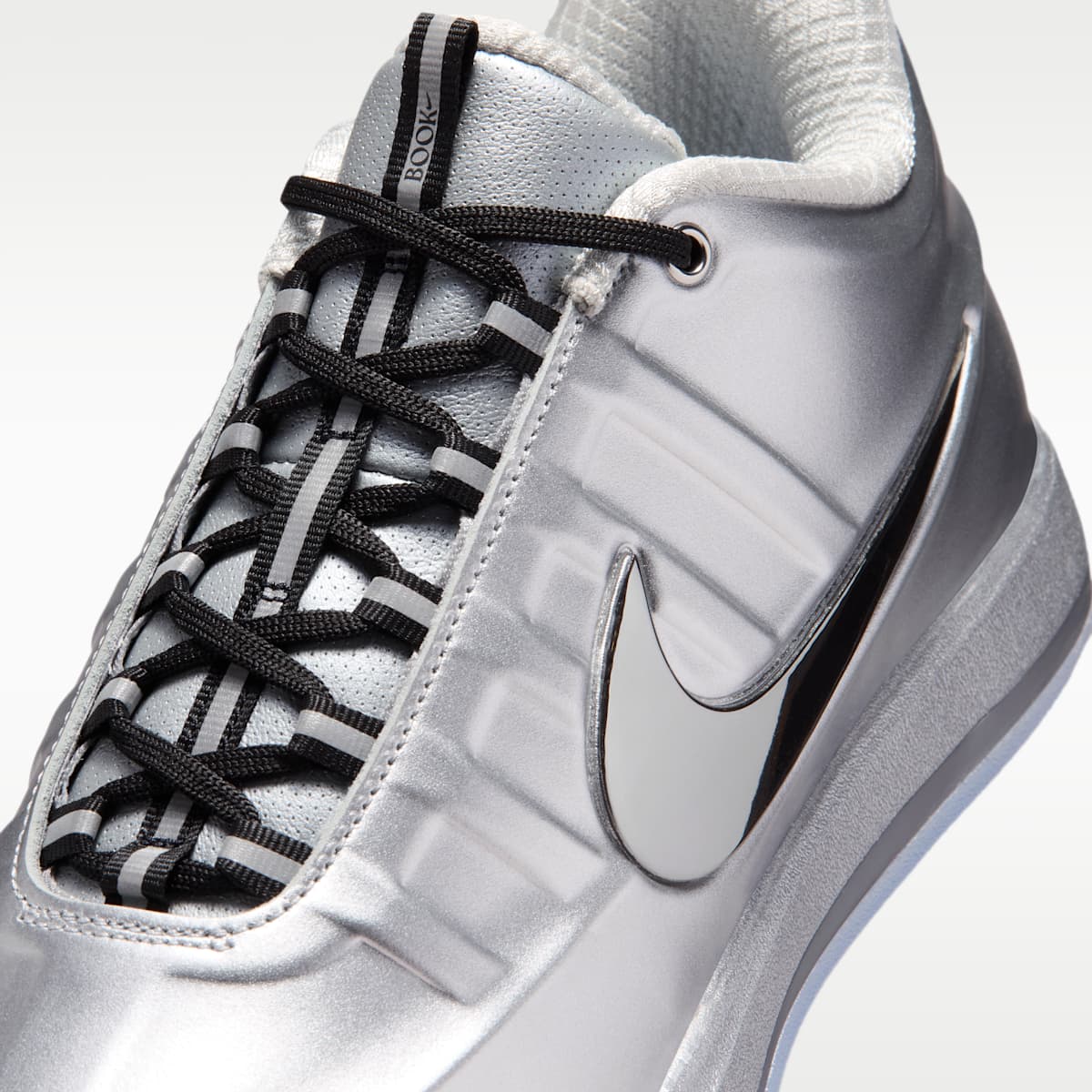 Women's Book 2 "Iron Fist" Basketball Shoes - Metallic Silver/Black/Metallic Silver