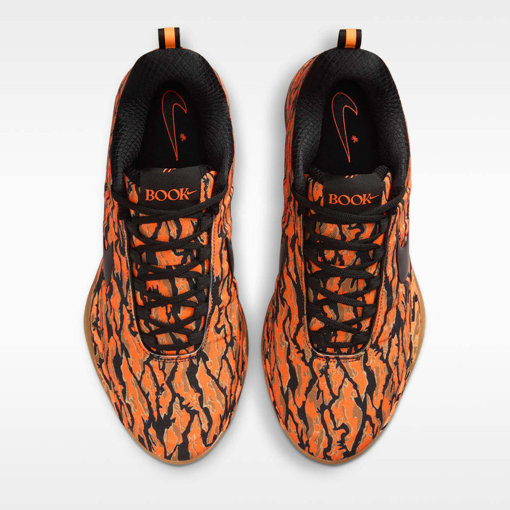 Book 2 "Tiger Camo" Basketball Shoes - Black/Total Orange/Flax/Black - Image 4