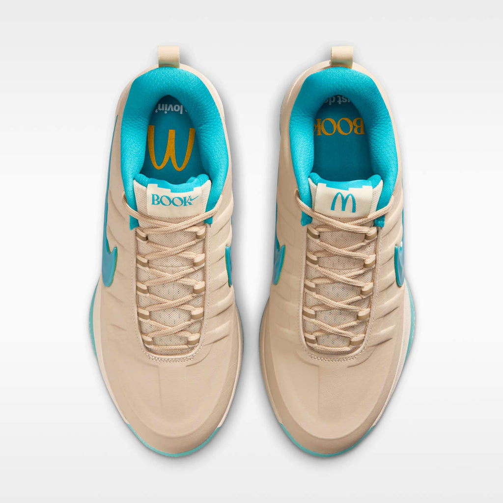 Women's Book 2 x McDonald's Basketball Shoes - Sanddrift/Light British Tan/Red Stardust/Dusty Cactus
