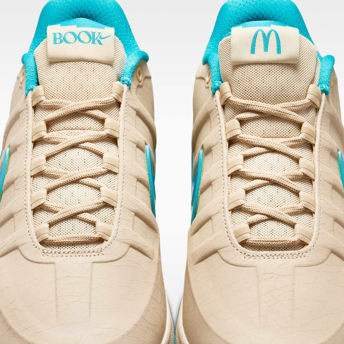 Women's Book 2 x McDonald's Basketball Shoes - Sanddrift/Light British Tan/Red Stardust/Dusty Cactus