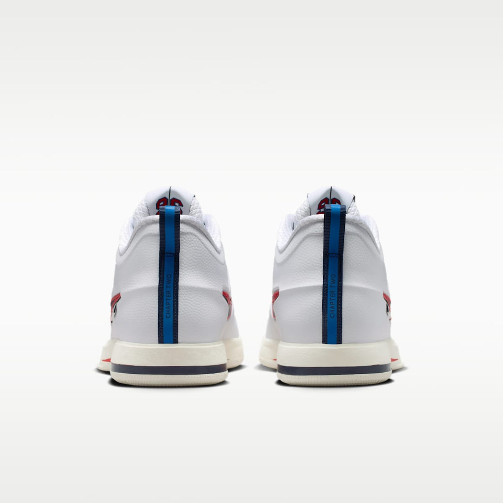 Book 2 "WNBA 30th" Basketball Shoes - White/Fireberry/Light Photo Blue/Midnight Navy - Image 6