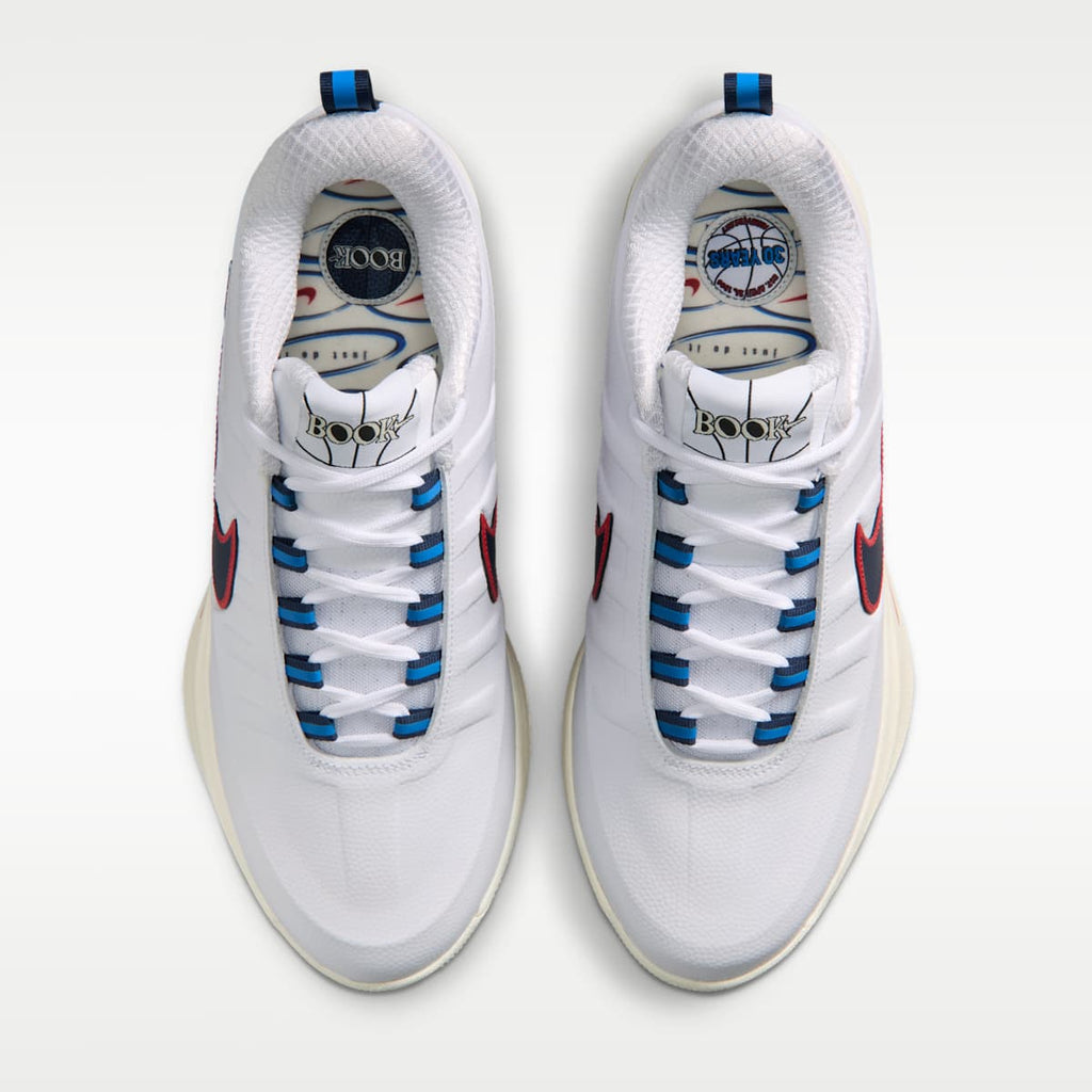 Book 2 "WNBA 30th" Basketball Shoes - White/Fireberry/Light Photo Blue/Midnight Navy - Image 4