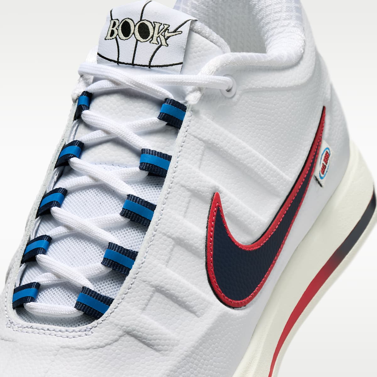 Book 2 "WNBA 30th" Basketball Shoes - White/Fireberry/Light Photo Blue/Midnight Navy - Image 7