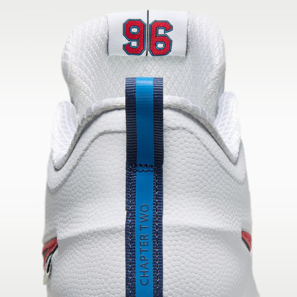 Book 2 "WNBA 30th" Basketball Shoes - White/Fireberry/Light Photo Blue/Midnight Navy - Image 10