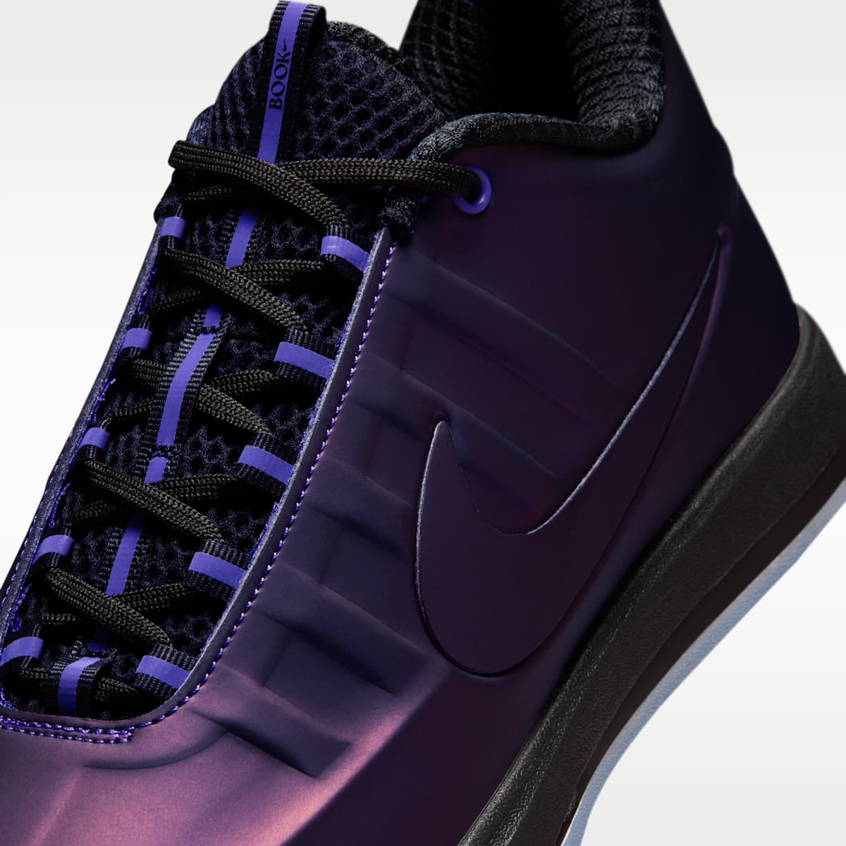 Women's Book 2 PRM "Eggplant Foamposite" Basketball Shoes - Varsity Purple/Varsity Purple/Black