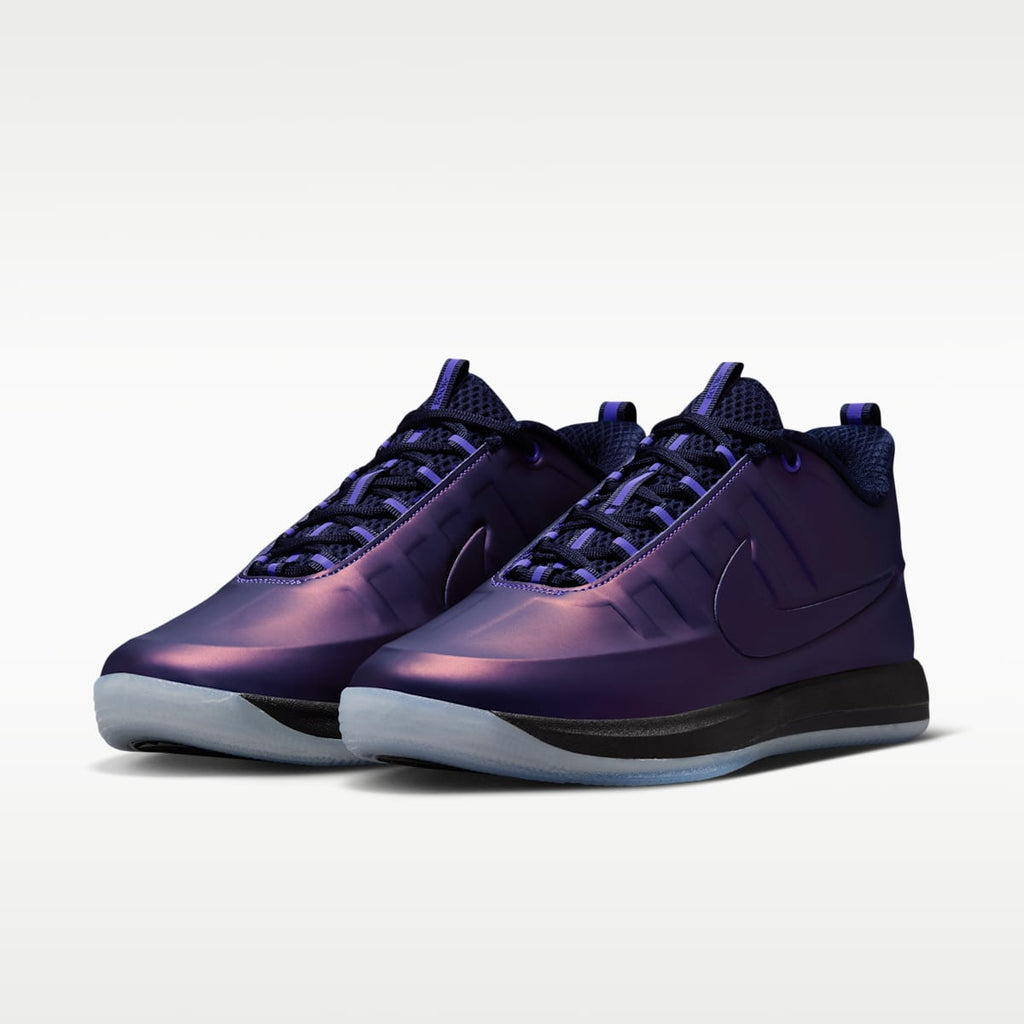 Women's Book 2 PRM "Eggplant Foamposite" Basketball Shoes - Varsity Purple/Varsity Purple/Black