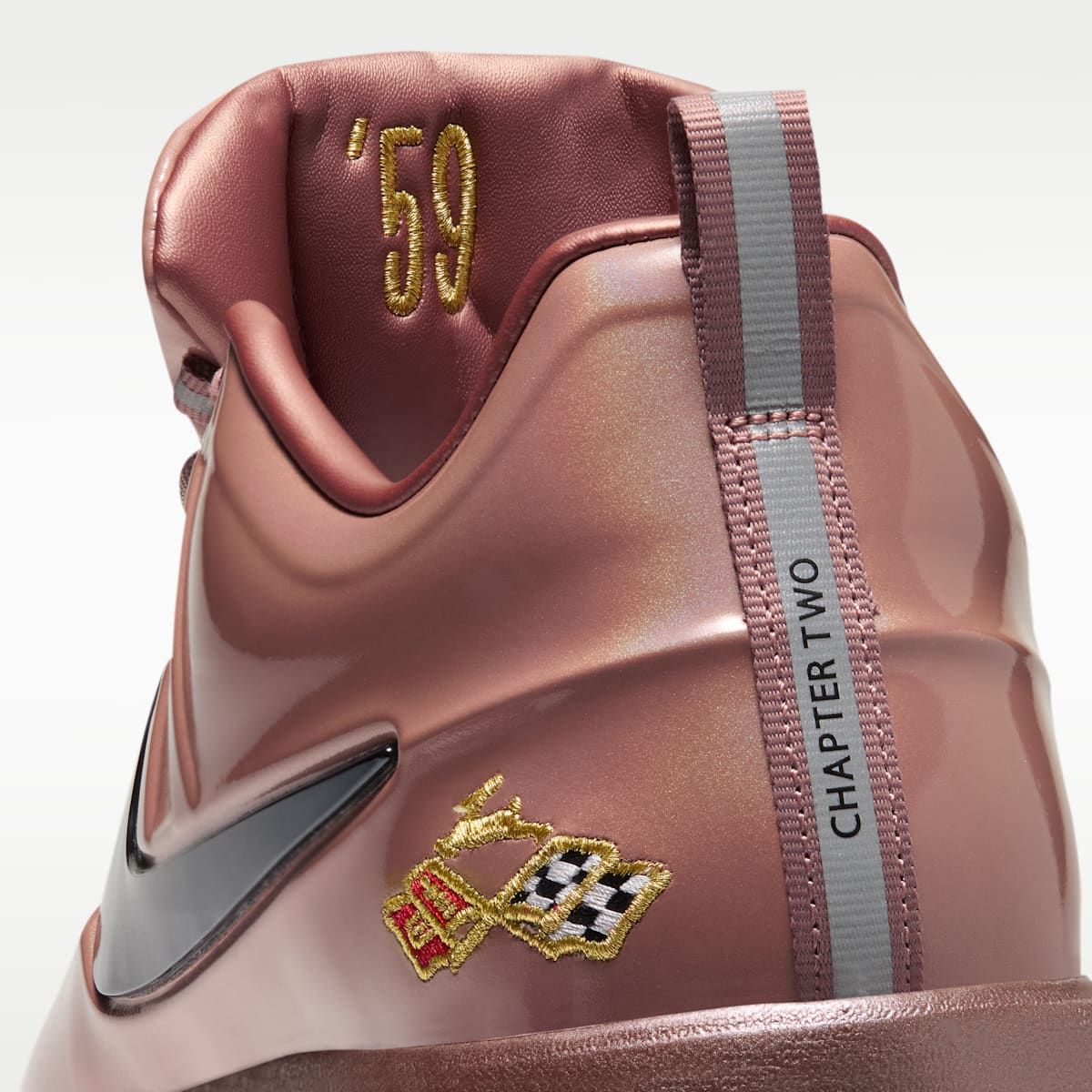 Book 2 x Chevy Basketball Shoes - Metallic Red Bronze/Sail/Metallic Silver/Black - Image 9