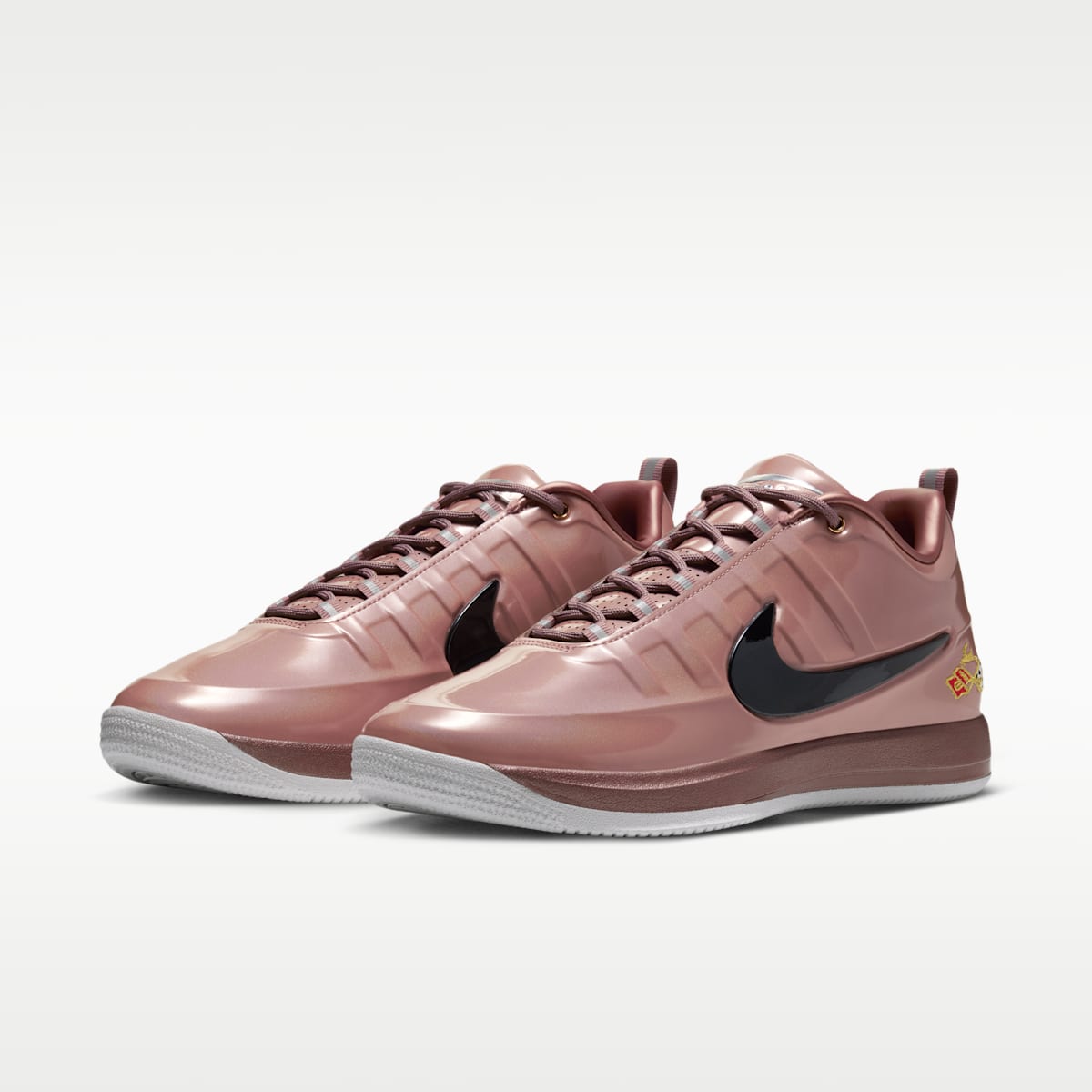 Book 2 x Chevy Basketball Shoes - Metallic Red Bronze/Sail/Metallic Silver/Black - Image 5