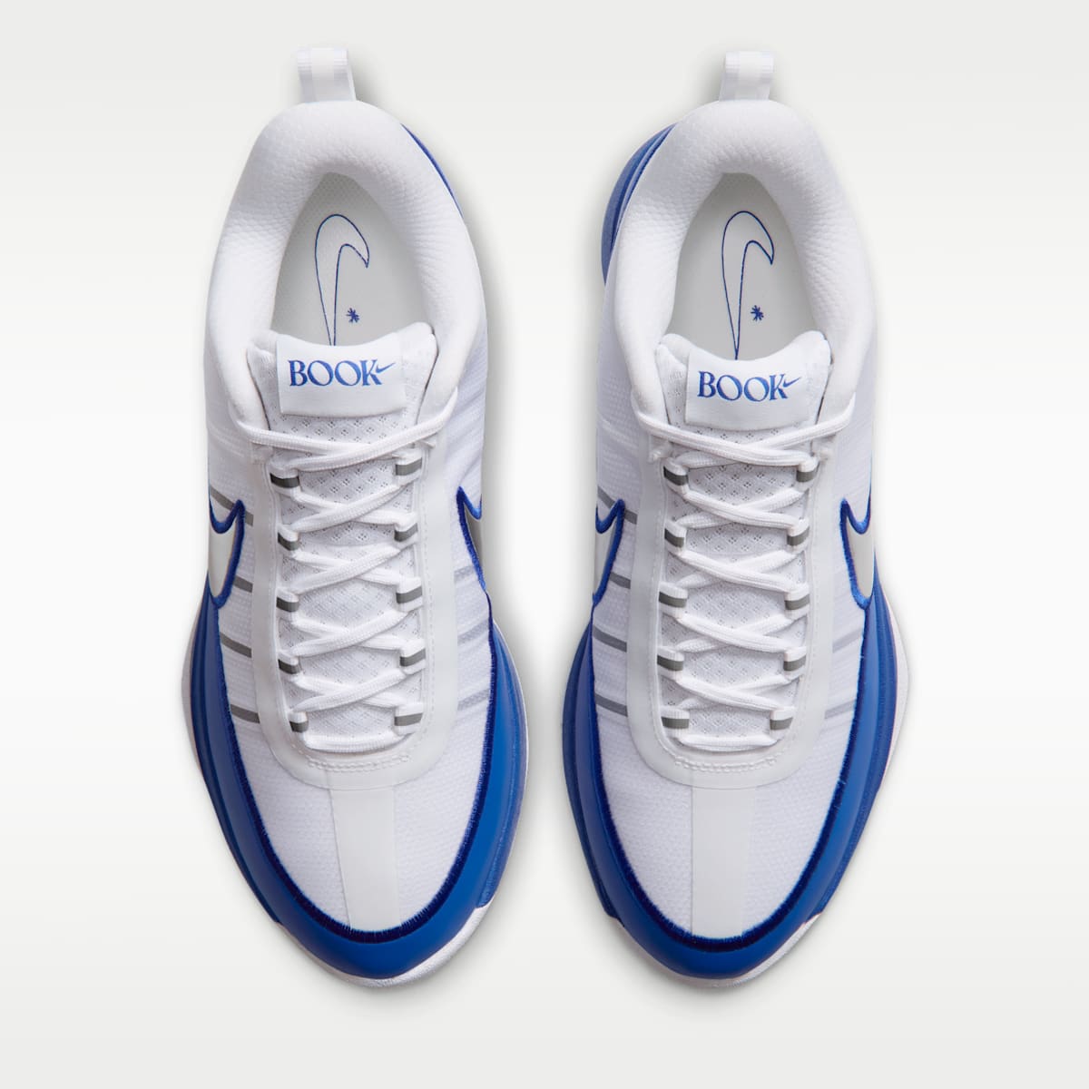 Book 2 Basketball Shoes - White/Game Royal/Metallic Silver - Image 4