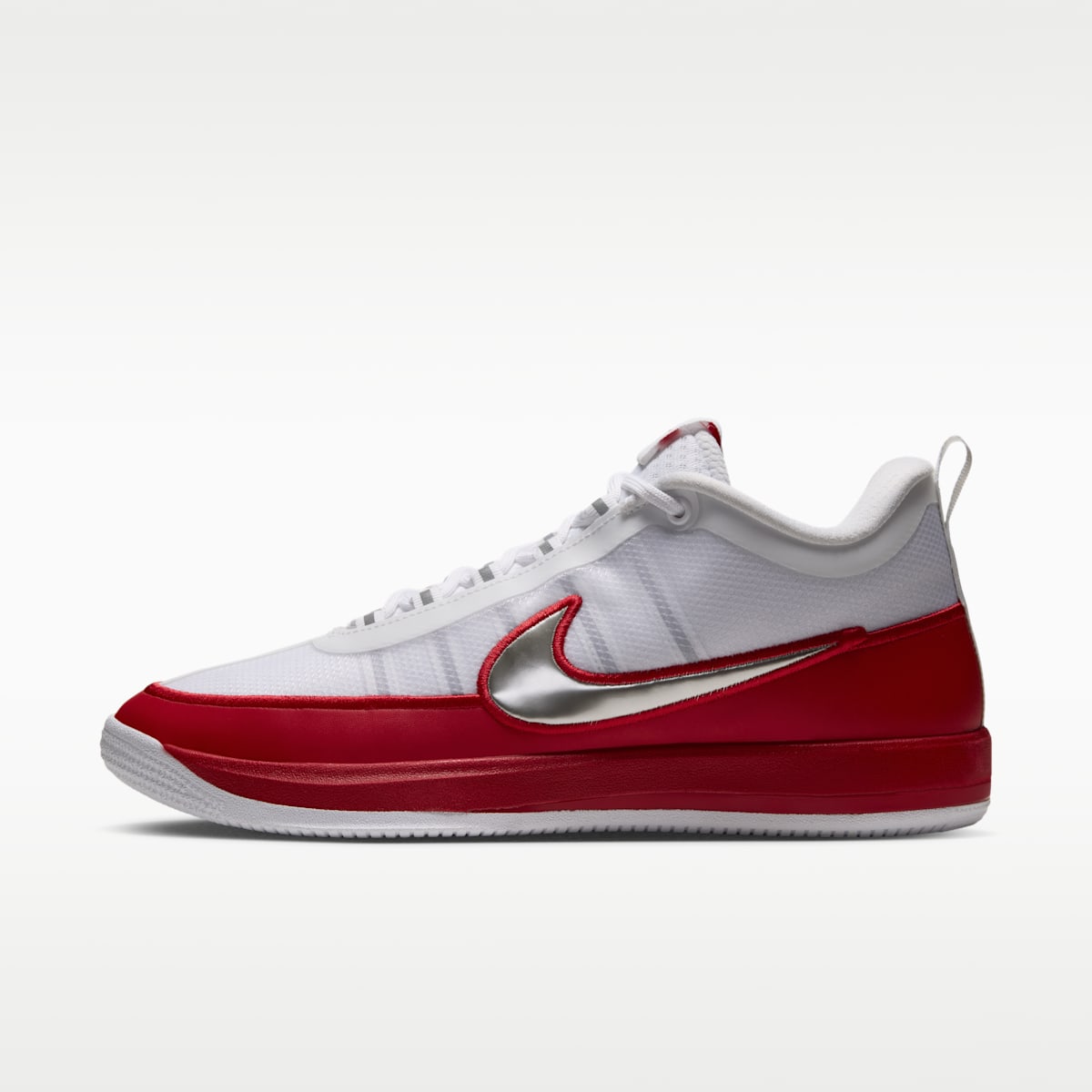 Book 2 Basketball Shoes - White/University Red/Metallic Silver - Image 1