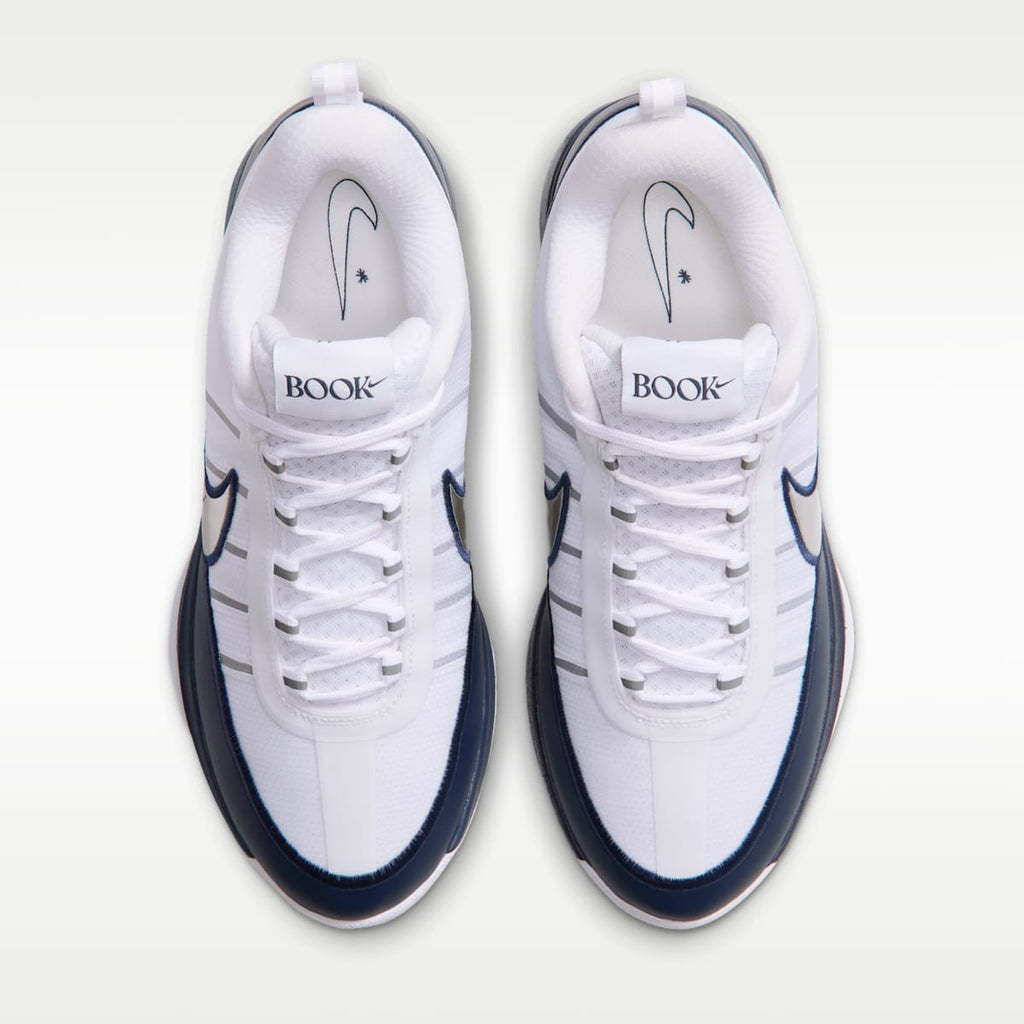 Book 2 Basketball Shoes - White/Midnight Navy/Metallic Silver - Image 4