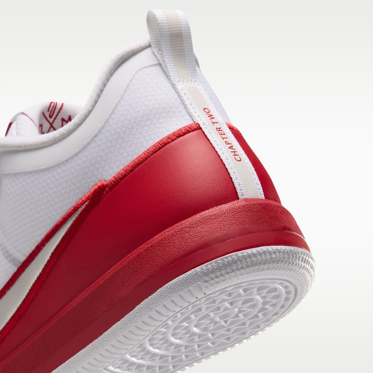 Book 2 Basketball Shoes - White/University Red/Metallic Silver - Image 8