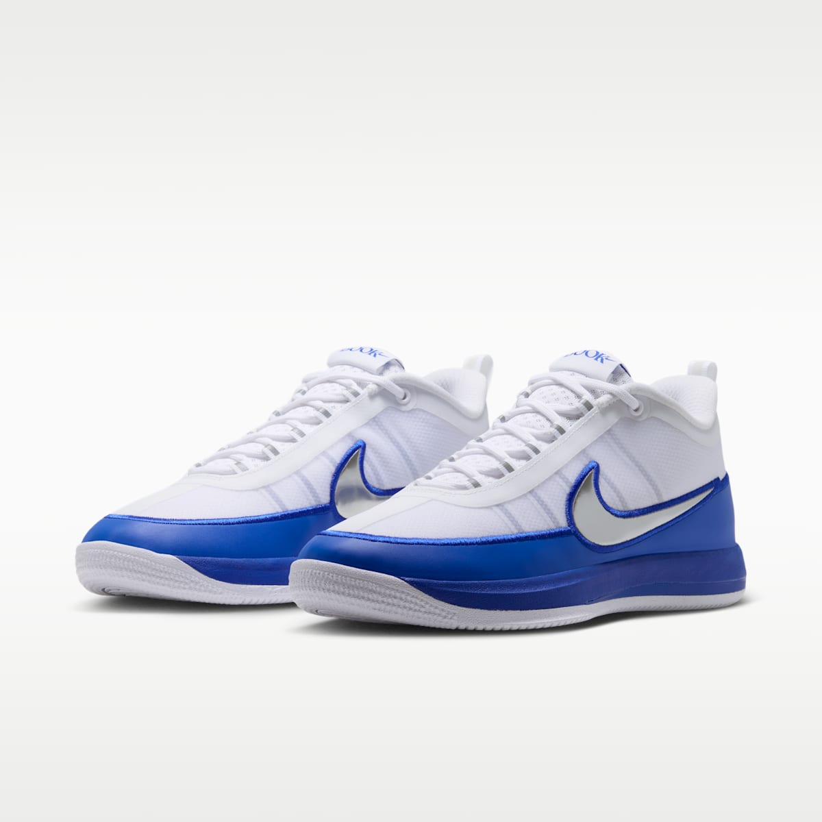Book 2 Basketball Shoes - White/Game Royal/Metallic Silver - Image 5