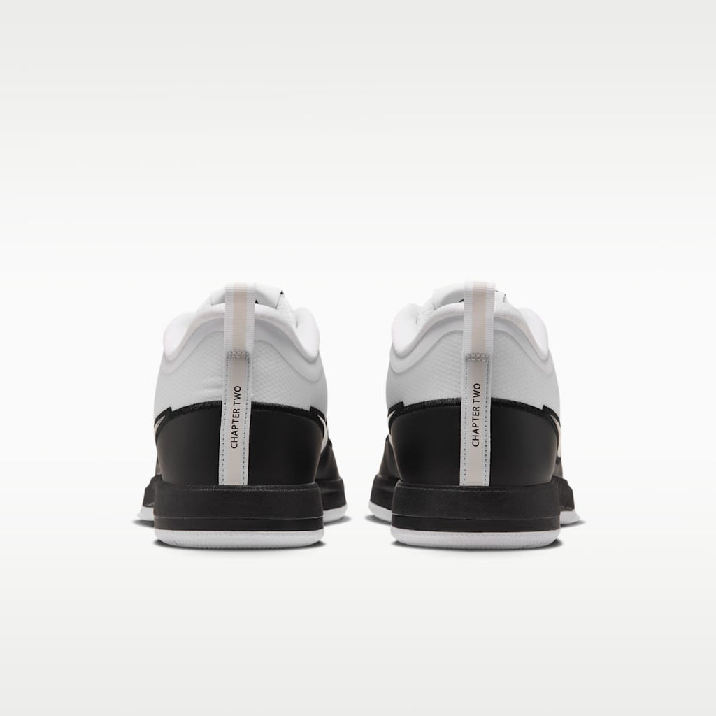Women's Book 2 Basketball Shoes - White/Black/Metallic Silver