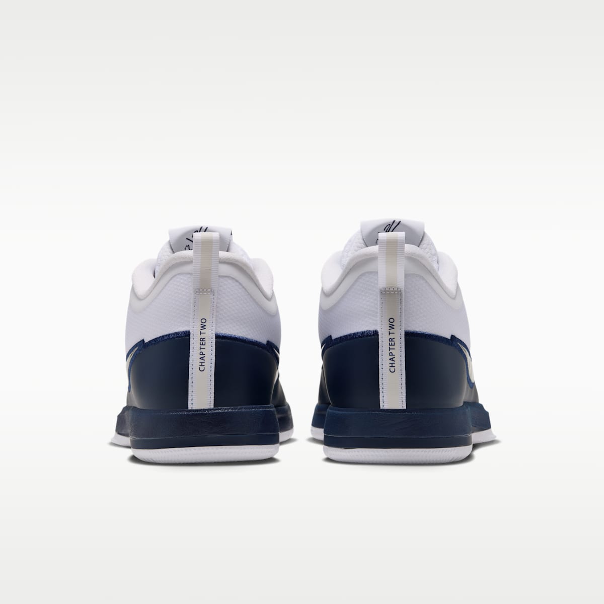 Book 2 Basketball Shoes - White/Midnight Navy/Metallic Silver - Image 6
