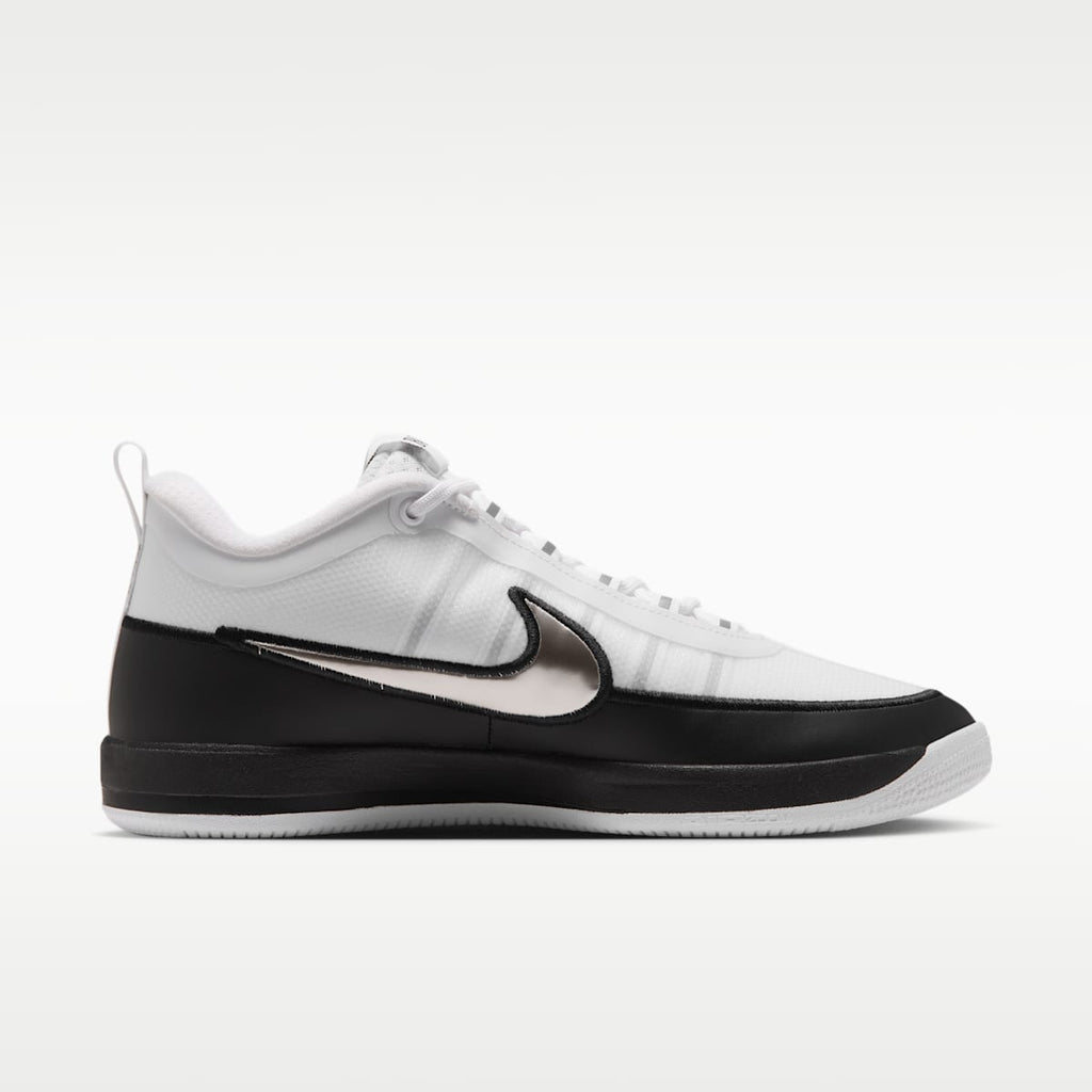 Book 2 Basketball Shoes - White/Black/Metallic Silver - Image 3