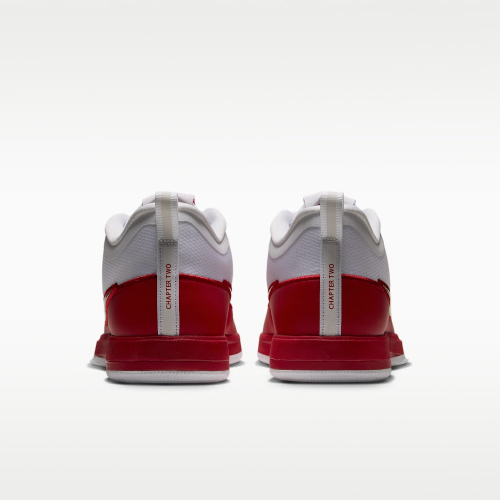 Book 2 Basketball Shoes - White/University Red/Metallic Silver - Image 6