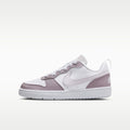 Nike Court Borough Low Recraft Big Kids' Shoes - White/Plum Fog/White/Venice