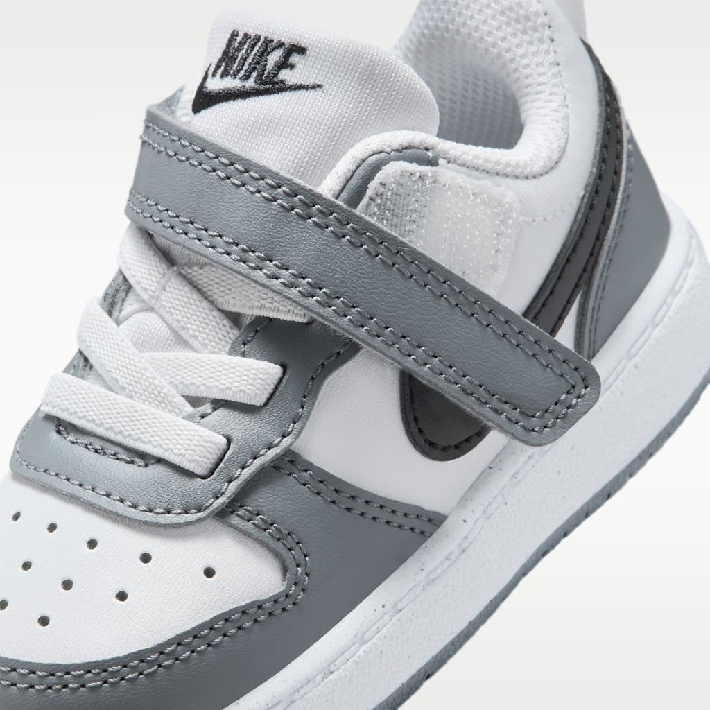 Nike Court Borough Low Recraft Baby/Toddler Shoes - Platinum Tint/Smoke Grey/White/Black