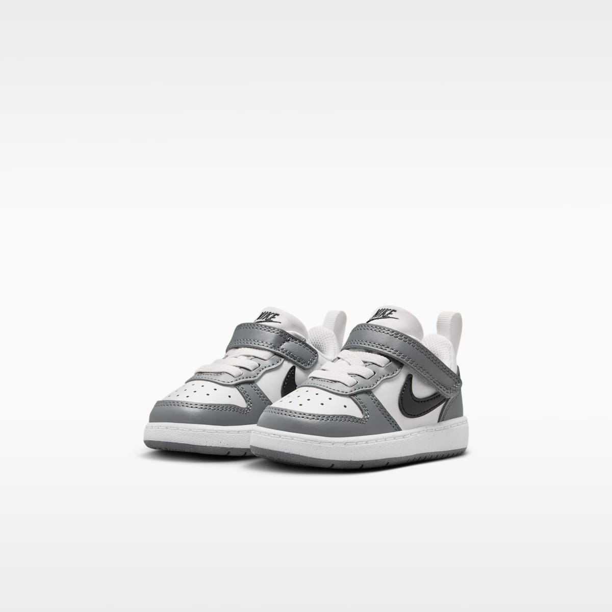 Nike Court Borough Low Recraft Baby/Toddler Shoes - Platinum Tint/Smoke Grey/White/Black