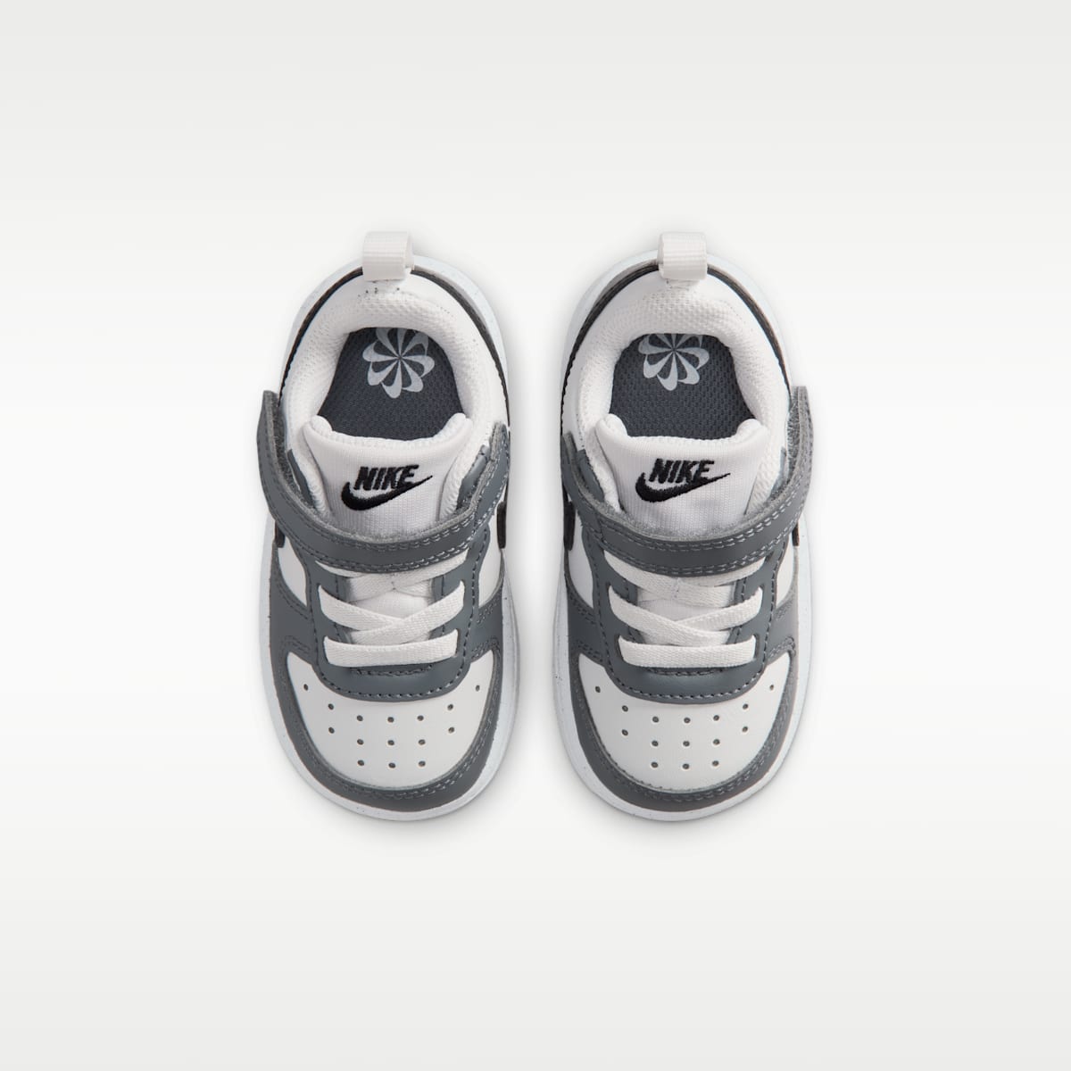 Nike Court Borough Low Recraft Baby/Toddler Shoes - Platinum Tint/Smoke Grey/White/Black