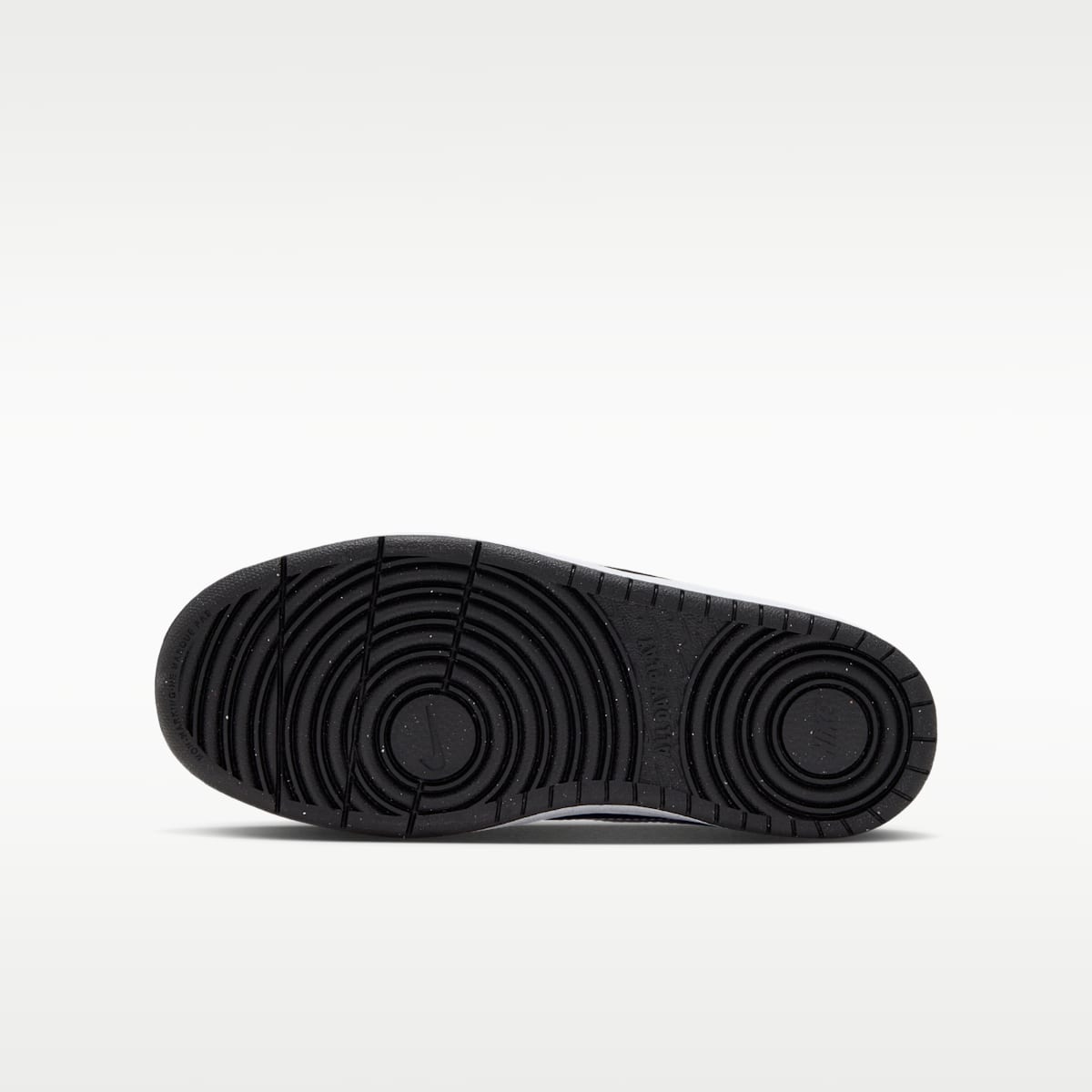 Nike Court Borough Low Big Kids' Shoes - Black/Smoke Grey/Metallic Silver